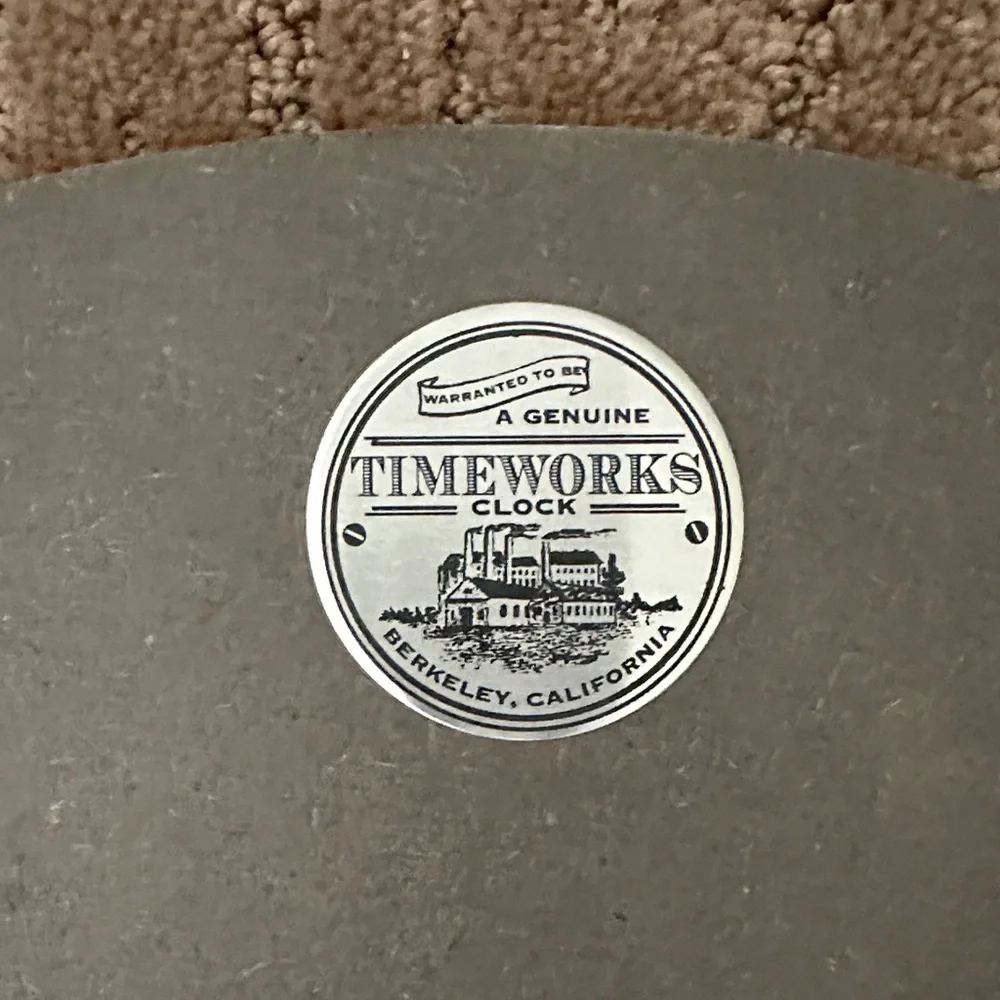 Timeworks Floral Vintage Wall Clock